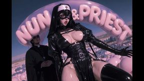 TABOO - Nun in Chapel Locking Doors and Dropping to Knees to Suck Priest’s Cock Then Bent Over Altar and Fucked Raw on Sacred Ground (Erotic Audio)