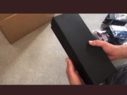Marc McAulay unboxes his International Grabby Porn Award unboxing