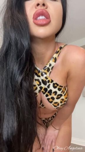 Tits Out, Lips Pouting – This Goddess Decides When You Cum.