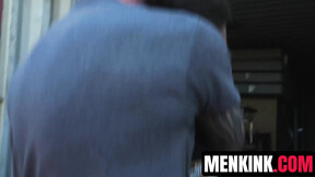 Rookie cop Harrison Todd raw fucked by Cliff Jensens fat meat