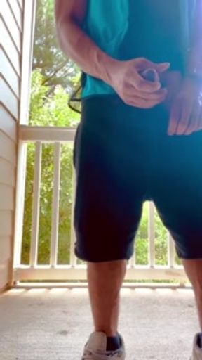 BBC Amazon Delivery Driver Public Stroke and Nut