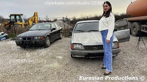 297 B- Jessy revs hard Opel Rekord pedal cam