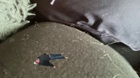 Teenie on Giantess Wife Lap 4k