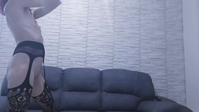 Maja Amateur wife striptease