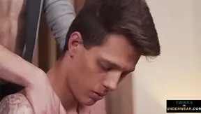 Oiled-Up Massage Twink Blows His Load In Slow-Motion Cumscene