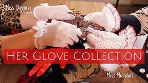 Her Glove Collection: Miss Devora Moore Shares Her Glove Fetish with Miss Murdah ft: Close up Hand, Fingers, Fingernail, Satin, Leather, Vintage, Long and Short Gloves 720p