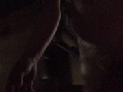 Walk around with a naked erection at midnight - このルートは車や灯りのついている家が増えてriskyになってきた／深夜に近所を全裸勃起で徘徊／0505
