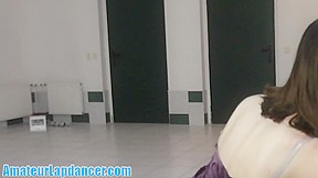 Cute lapdancer does BJ and fucks rough