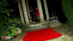 francys belle and aris dark in some halloween threesome