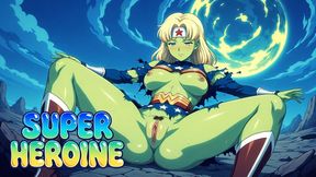 Alien Superheroine - Obsidian Alien Queen Pegs The Mighty Superhero On The Rooftop Until He Cums Hands-Free (Erotic Audio)