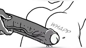 spanking the length of my black cock