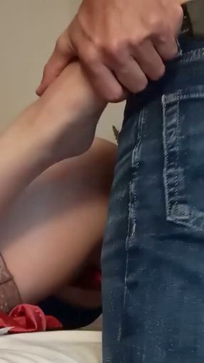 009 - French Amateur, Lycra Bodycon Dress, Panty Fuck, Satin Lingerie, Blowjob, Doggystyle, POV   Clip 3