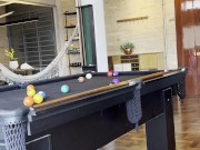 i was playing pool and showed that my dick is bigger than the pool cue