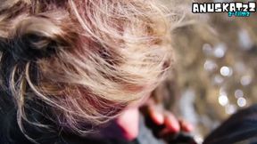 Outdoor Beach POV Blowjob - Sloppy by the Waves