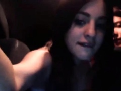 Hot sexy Lesbians eat ass and pussy in car