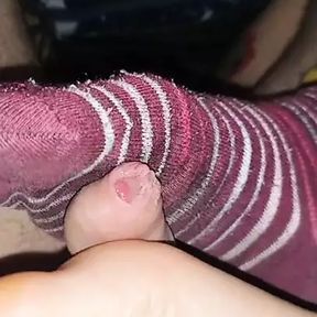 2 weeks worn smelly socks Footjob