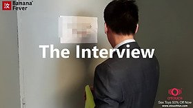 Cute Brunette Seduce Fuck Her Asian Interviewer - BananaFever