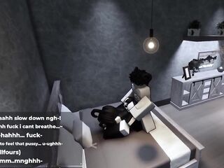 [ROBLOX] Bunny-beauty bouncing on it until milking it