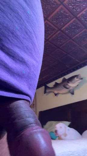 Pumping My Massive Cock for All to Enjoy