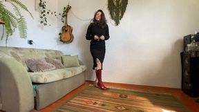 tearing sexy dress aV