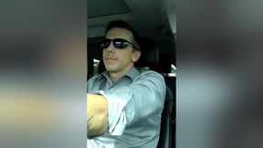 Driving while jacking off for web cam audience
