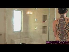 Hot shower with Tory Lane