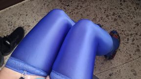 My Sissy Clitoris Comes Out of My Tight Satin Panties