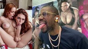 Amateur AI bot helps a hot trans girl get her long cock sucked at the club