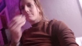 Trans Girl's Pantyhose Cock Gushes Cum Till Destroyed