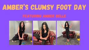 Amber's Clumsy Foot Day