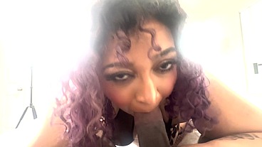 LATINA TORTA BLOWJOB POV