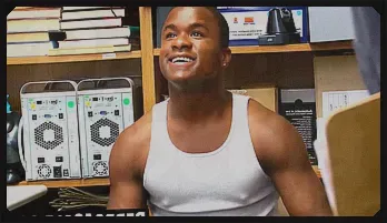 Uniformed Pleasure: Ebony Hunk's Double Team Delight