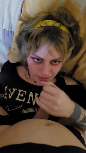 The Dj Invited Me to Her House After the Rave to Listen Her Vinyls but Instead She Fucked Me.