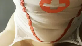 Hot nurse has simultaneous orgasm and gets filled with a huge creampie