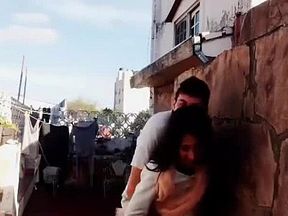 Horny Couple Let a Quickly in the Roof