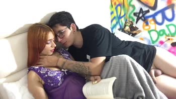 SkinnyOrange Seduces Boyfriend at Stepmom's House