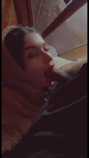Greek hijab blonde sucks BBC and gets fucked