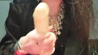 Buxom Sissy Spunking