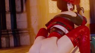 【MMD R-teen SEX DANCE】BIG BOOTY SEXYS WHITE BUTTOCKS EXTREME SEX 甘い喜び [MMD]