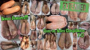 Cum on Soles Compilation Version 7 EXTENDED with Bonus Features! 35 cumshots!!