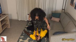 You Will Need Security To Protect You From These Feet: Ep 2 - Trampling - Goddess Goldyn