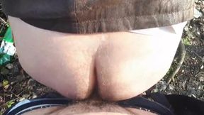 Outdoor Quickie with a Silver Fox in the Woods