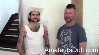 Outback Aussie Cowboy Sucks Hairy Masculine Daddy Cock