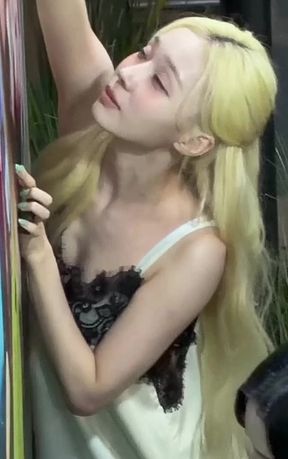 Cute K-pop pretty takes on some fun action