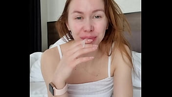 Hard morning fuck and a mouthful of cum for breakfast