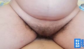 hairy mature riding amateur