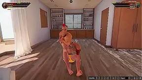 Naked Warrior Aaron Clashes With Seductive Lillith in 3D Battle Realm