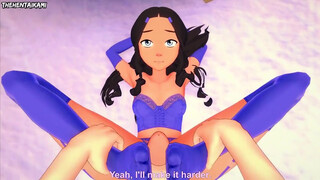 Katara from Avatar Gives You A Footjob Hentai POV