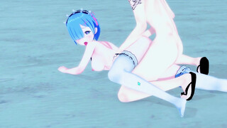 REM GAVE HERSELF TO A GUY ON THE BEACH AT NIGHT! [KOIKATU-KOIKATSU]