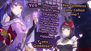 Locktober with Genshin Waifus for Men and Women Hentai Joi (Femdom Chastity Anal Nippleplay)